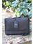 Guard Siyah Deri Clutch Çanta 2
