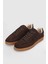 Pele Erkek Deri Sneaker Ayakkabı Kahverengi 4