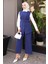 Kemerli Yelek Pantolon Takım Indigo 19250 1