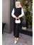 Kemerli Yelek Pantolon Takım Siyah 19250 1