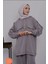 Tesettür Çıtçıt Detaylı Tunik-Pantolon Ikilitakım(Spor,şık Kombin) 3