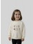 Çiçek Nakışlı Kız Çocuk Penye Sweatshirt 2