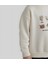 Çiçek Nakışlı Kız Çocuk Penye Sweatshirt 5