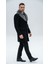 Erkek Uzun Kaşe Kaban – Çıkartılabilir Kürk Yaka, Astarlı ve Cepli Slim Fit Mont (Bej, Gri, Siyah, Taba) 3