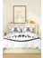 Nevresim Takımı Çift Kişilik Pamuklu Saten Kumaş 6 Parça 3D Dijital Baskı Duvet Cover Set Model No: 2