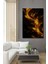 Ateşin Dansı Yağlı Boya Görünümlü Ahşap Dekoratif Tablo Dikdörtgen Tablo 1