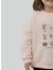 Kız Çocuk Çiçek Nakışlı Sweatshirt 4