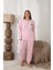 Şardonlu Interlok Kumaş Büyük Beden Kışlık Kadın Pijama Takımı 1250 2