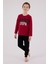U.s. Polo Assn Uzun Kol Pijama Takım US2203-4 Bordo 1