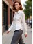 Kadın Bağlama Detaylı Dokulu Transparan Gömlek Şık Görünümünüzü Tamamlayacak Özel Tasarım Spor 1