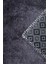 Antrasit Cloudy Banyo Takımı 3'lü Dekoratif Peluş Kaymaz Taban Yıkanabilir. (60X100-40X60-60X60) 3