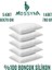 5 Adet Yıkanabilir Nonwoven Boncuk Silikon Yastık 50 x 70 2