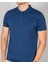 Erkek Açık Mavi Slim Fit Polo Yaka T-Shirt 2