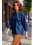 Kadin Denim Gömlek Bebek Yaka Regular Kesim Fonksiyonel Dayanıklı Kaliteli Konforlu Modern 5