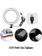 8inç 20CM Youtube Instagram Tiktok Selfie Stüdyo Video Fotoğraf Ring Light Tripod LED Halka Işık (4887) 5