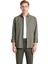 Erkek Casual Slim Fit Keten Görünümlü Apoletli Düğmeli Yaka Uzun Kollu Pamuk Gömlek Modern 2