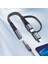 GD-UC173 3.5mm Jack Girişli Type-C ve Lightning 2in1 Ses Kablosu Siyah 2