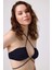 Siyah Straplez Bağlamalı Bikini Üstü 3
