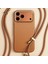 iPhone 17 Pro Max Uyumlu Kılıf M-Safe Şarj Özellikli Askı Ipli Coehl Mirelle Kapak Kahverengi 2