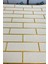 4 Adet, 70X70CM 0,50M² Gold Beyaz Dekoratif Kendinden Yapışkanlı Tuğla Kesme Estetik 3D Duvar Paneli Köpük -1211 4