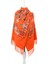 Turuncu Nakışlı Kışlık Şal 2