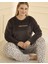 Battal Fıransız Kadife Pijama Takımı 13253 1