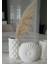 3'lü Vazo Seti, Pampas Vazosu, Dekoratif Ev Aksesuarı, Modern Beyaz Vazo SETI-11CM-EL Yapımı 1