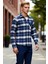 Erkek Ekose Desenli Slim Fit Flanel Oduncu Gömlek Fonksiyonel Dayanıklı Kaliteli Konforlu Şık 1