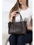 Çapraz Askılı The Tote Bag Suni Deri Acı Kahve Kadın Çantası,el,kol ve Omuz Çantası 6