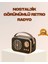 Buğz Retro Bluetooth Radyo – Nostaljik Tasarım, Tf Kart ve USB Destekli 1