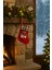 Kış Temalı Kar Adam Sevimli Süslemeli Kırmızı Yılbaşı Çorabı Şömine Asmalık Ev Dekoru Noel Hediyesi! 1