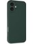 iPhone 16 Plus Kılıf Nano Içi Kadife Silikon - Koyu YEŞIL-(5796) - N695J085-M99695 2