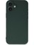 iPhone 16 Plus Kılıf Nano Içi Kadife Silikon - Koyu YEŞIL-(5796) - N695J085-M99695 4