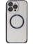 iPhone 15 Pro Kılıf Metal Bumper Magneticsafe Kapak - LACIVERT-(5796) - N812J987-M95812 2