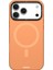 iPhone 17 Pro Max Uyumlu Kılıf M-Safe Şarjlı Kamera Standlı Youngkit Gel Cream Serisi Kapak Turuncu 1