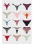Kadın Bikini Külot Brezilya Külot Tanga Külot Karma Paket 10'lu 3