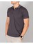 Erkek Antrasit Slim Fit Polo Yaka T-Shirt 1