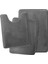3'lü Banyo Paspas Seti Klozet Önü Peluş Yumuşacık Yıkanabilir Antrasit (50X80-40X60-40X50) 2