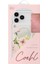 iPhone 17 Pro Max Uyumlu Kılıf M-Safe Şarj Özellikli Çiçek Desenli Simli Coehl Fleurette Kapak Gold 5