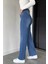 Kadın Yüksek Bel Palazzo Jean Kot Pantolon P-00019045 2