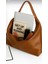 Kadın Kahve Büyük Boy Omuz Tote Canta Geniş Hacimli 2