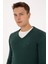 Erkek Koyu Yeşil Kazak /triko 50313668-VR079 2