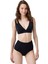 Siyah Üçgen Cut Out/pencereli Bikini Üstü 1
