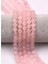 Pembe Kuvars (A Kalite) Doğal Taş Dizi 8 mm Fasetli Yuvarlak Kesim 1