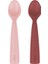 Nam Nam 2li Silikon Mama Kaşığı Pembe-Gül Kurusu 1