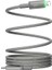 WI-C083 Maglink Serisi Işıklı Magnetik Type-C To Lightning Pd Data ve Şarj Kablosu 27W 1m Gri 3