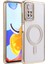 Nrzsnt Newface Xiaomi Redmi Note 12 Pro 4g Joke Simli Magneticsafe Kılıf - Gold 1