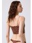 Desenli Lazer Kesim Ayarlanabilir Ince Askılı Crop Büstiyer 3'lü Paket-2 2