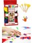 6X30 ml Parmak Boyası ve Popon Fırça Seti Südor (Kolay Yıkanabilir) 1