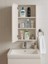 Aynalı Banyo Dolabı Tek Kapaklı 60X40X15 cm 2